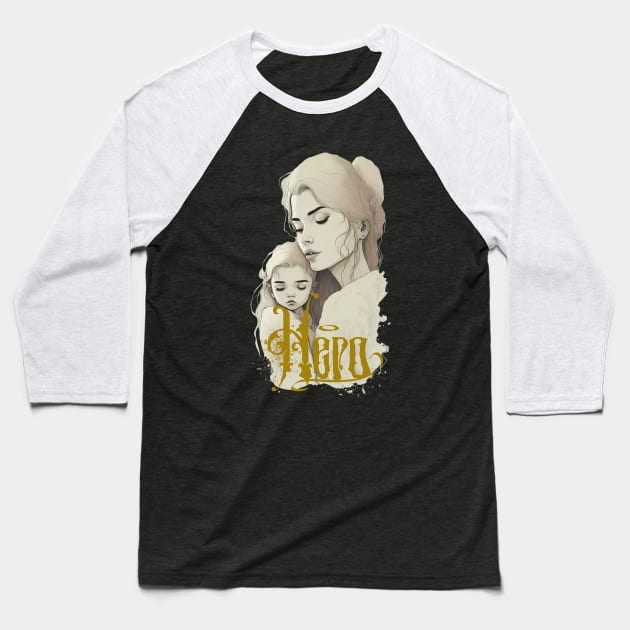 Mother's Day Mama hero Beautiful Mother Baseball T-Shirt by design-lab-berlin